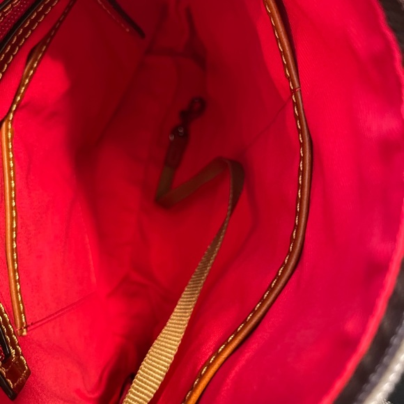 Dooney&Bourke Blue canvas crossbody bag like new! - Picture 4 of 4